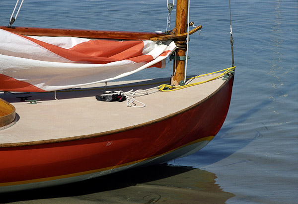 Bow of Orange Boatwrk